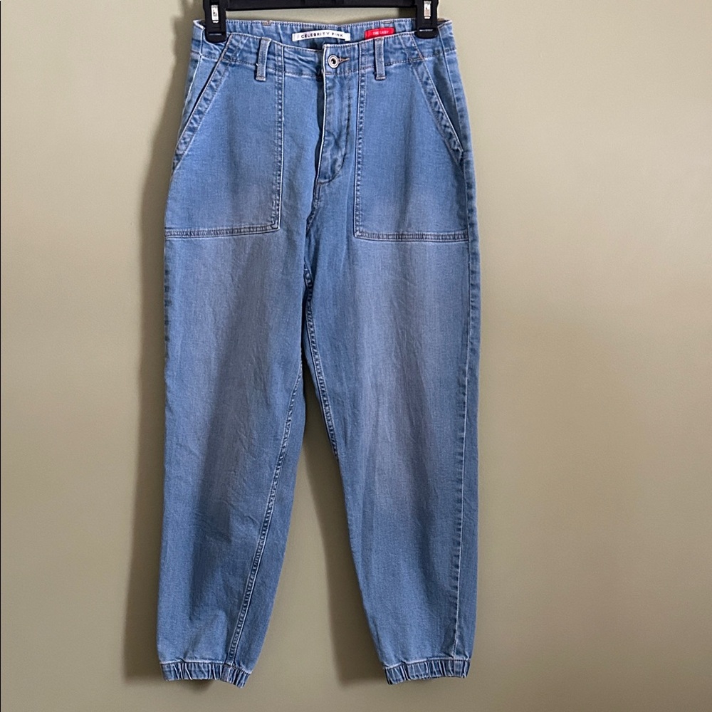 Celebrity Pink The Easy Light Blue Denim Pants Size 3/26